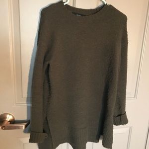 Dark green sweater